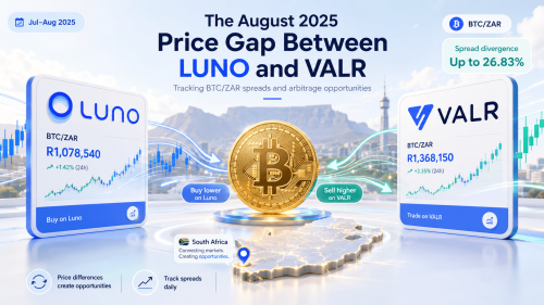 The August 2025 Price Gap Between LUNO and VALR